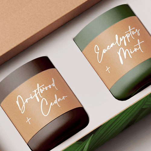 Branded Candle Boxes for Online Store and Etsy Shop