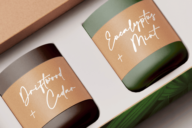 Branded Candle Mailer Box and Insert