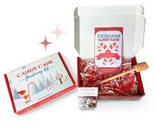 Candy Cane Gardening Kit Packaging