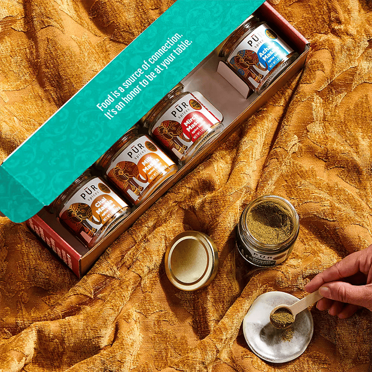 Custom Branded Mailer Boxes for Food and Snack Sampling - PUR Spices