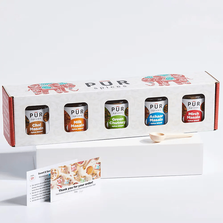 Custom Mailer Boxes and Product Inserts for Spices and Jars - PUR Spices