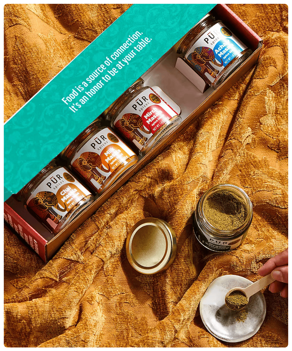 PUR Spices and Box Genie eCommerce Mailer Food Boxes