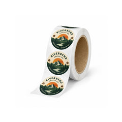 Custom Circle Roll Labels - Box Genie